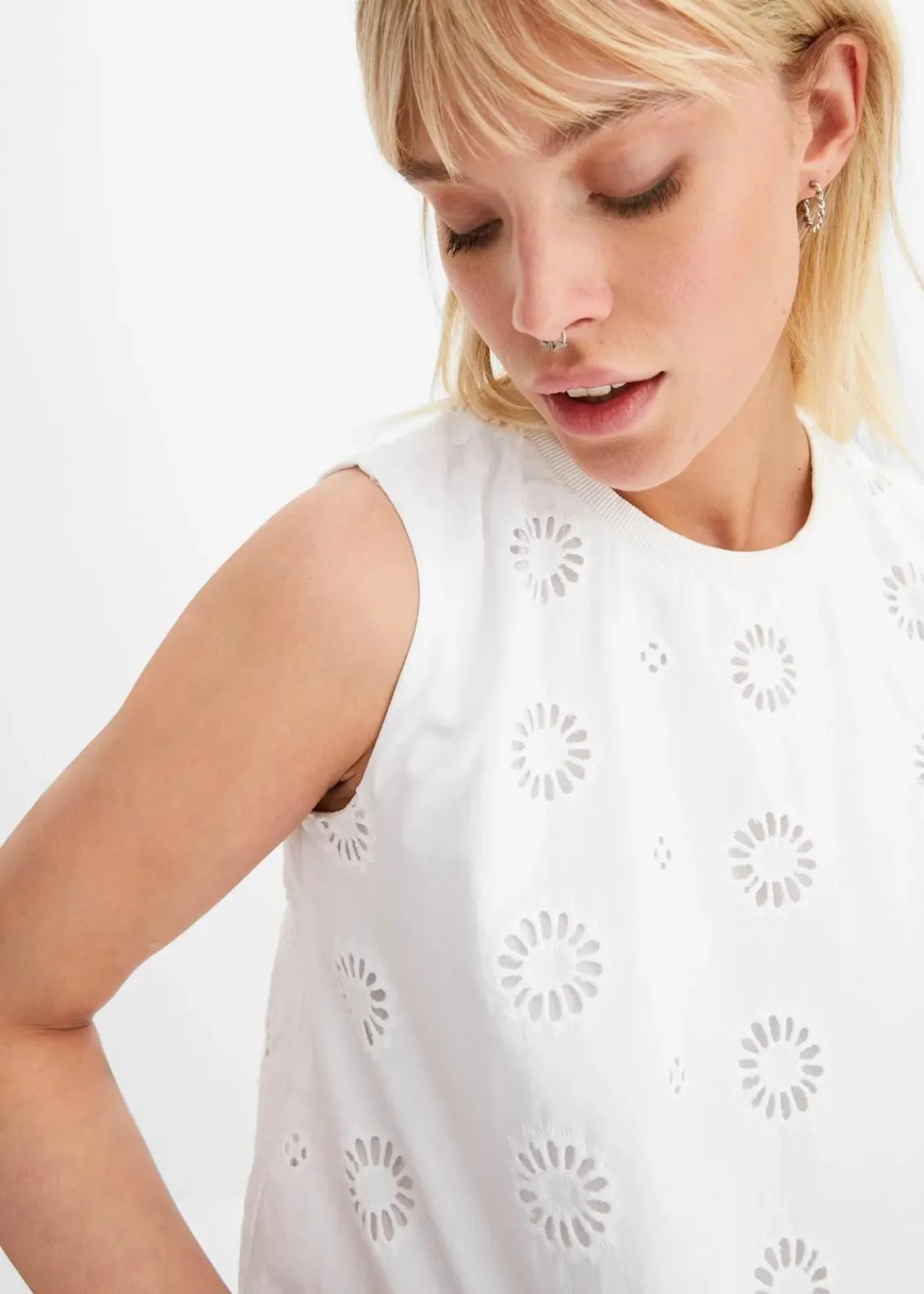 bonprix Shirts & Tops|Nachhaltigere Materialien^Blusentop weiß