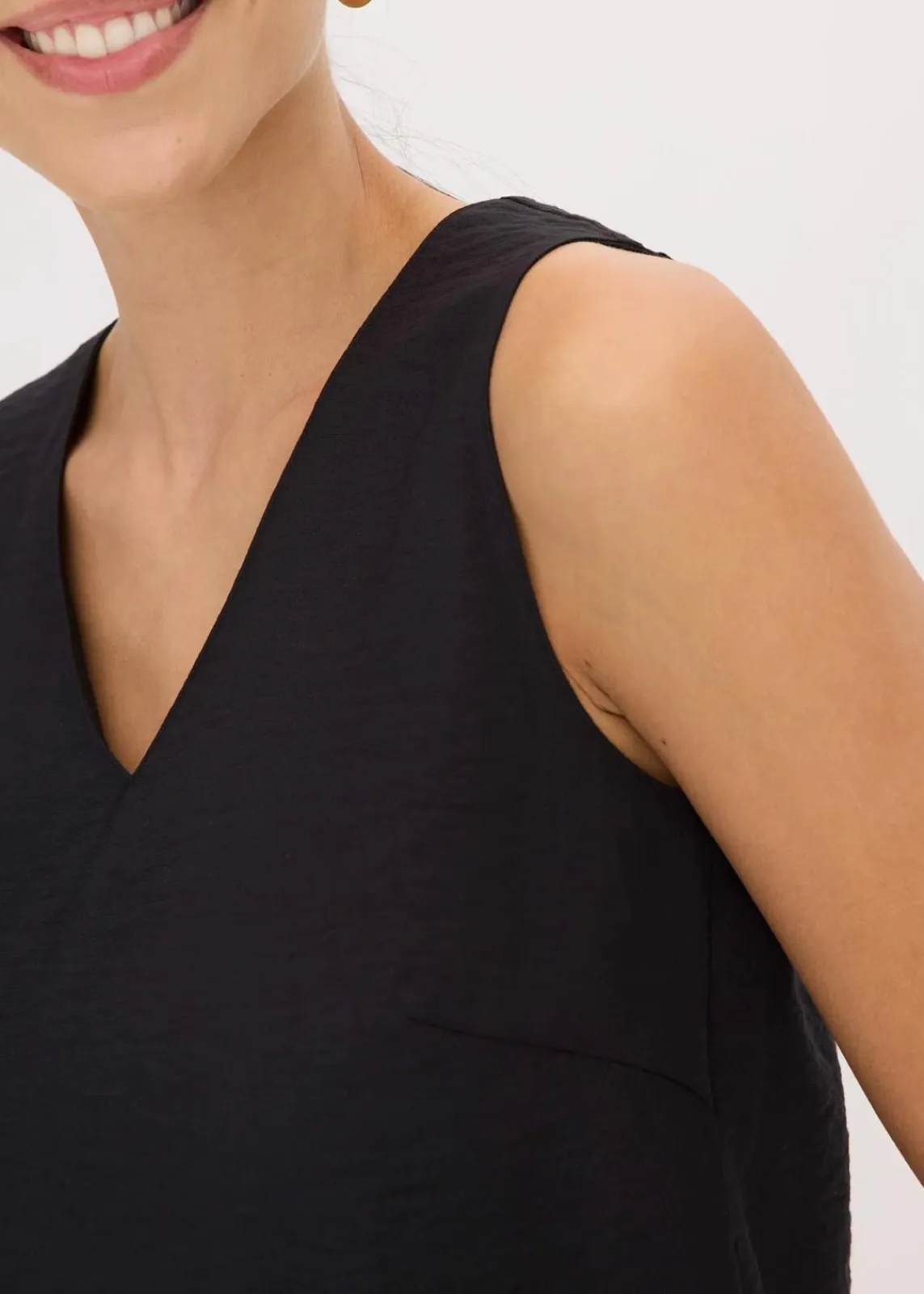 bonprix Shirts & Tops|Blusen & Tuniken^Blusentop aus softem Viskose-Mix schwarz