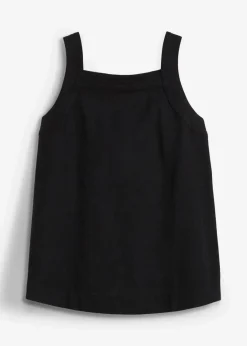 bonprix Bekleidung·Jacken & Mäntel|Blusen & Tuniken^Blusentop mit Bindedetail hinten aus Viskose-Mix schwarz