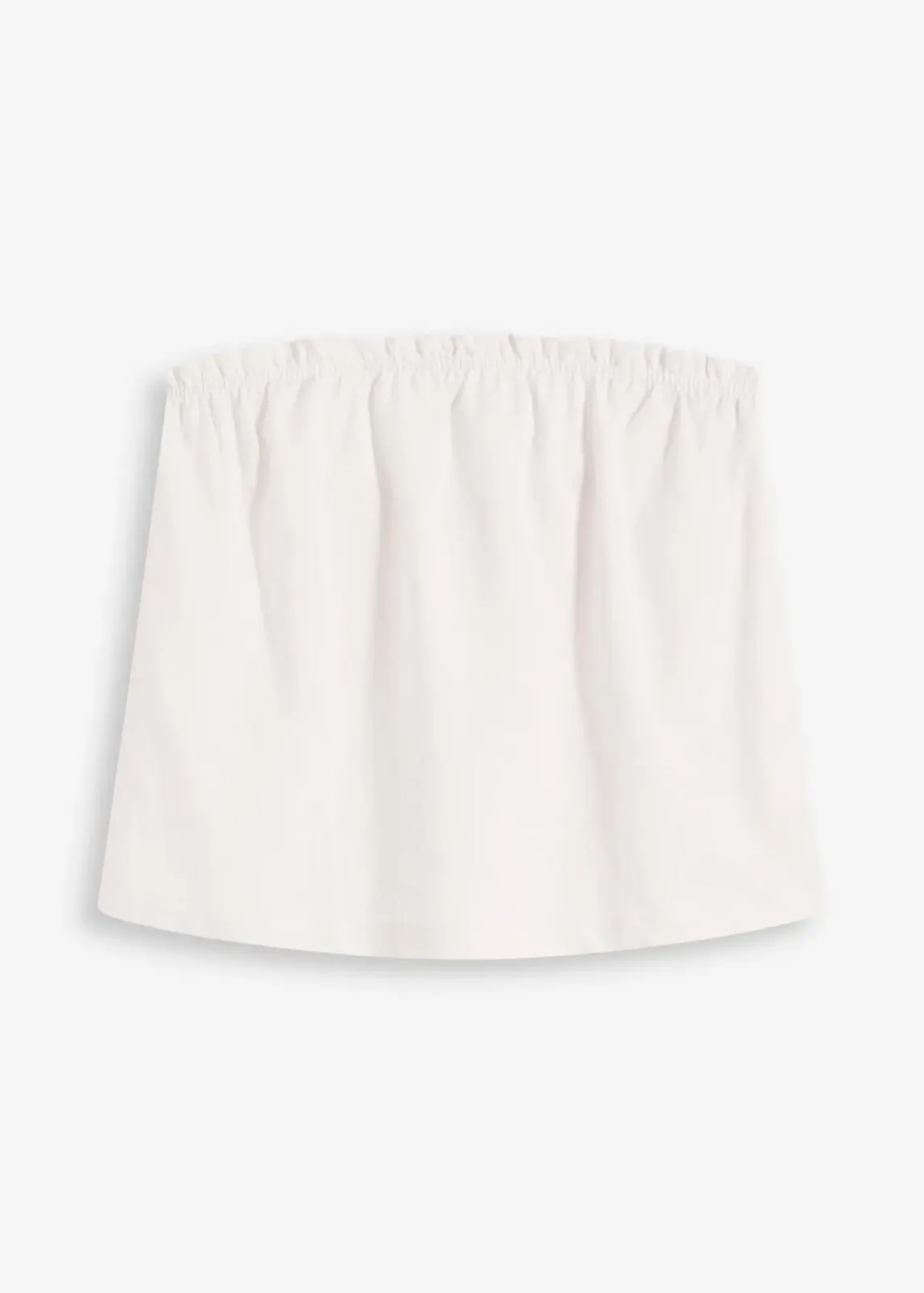 bonprix Blusen & Tuniken|Shirts & Tops^Blusentop mit Leinenanteil wollweiß
