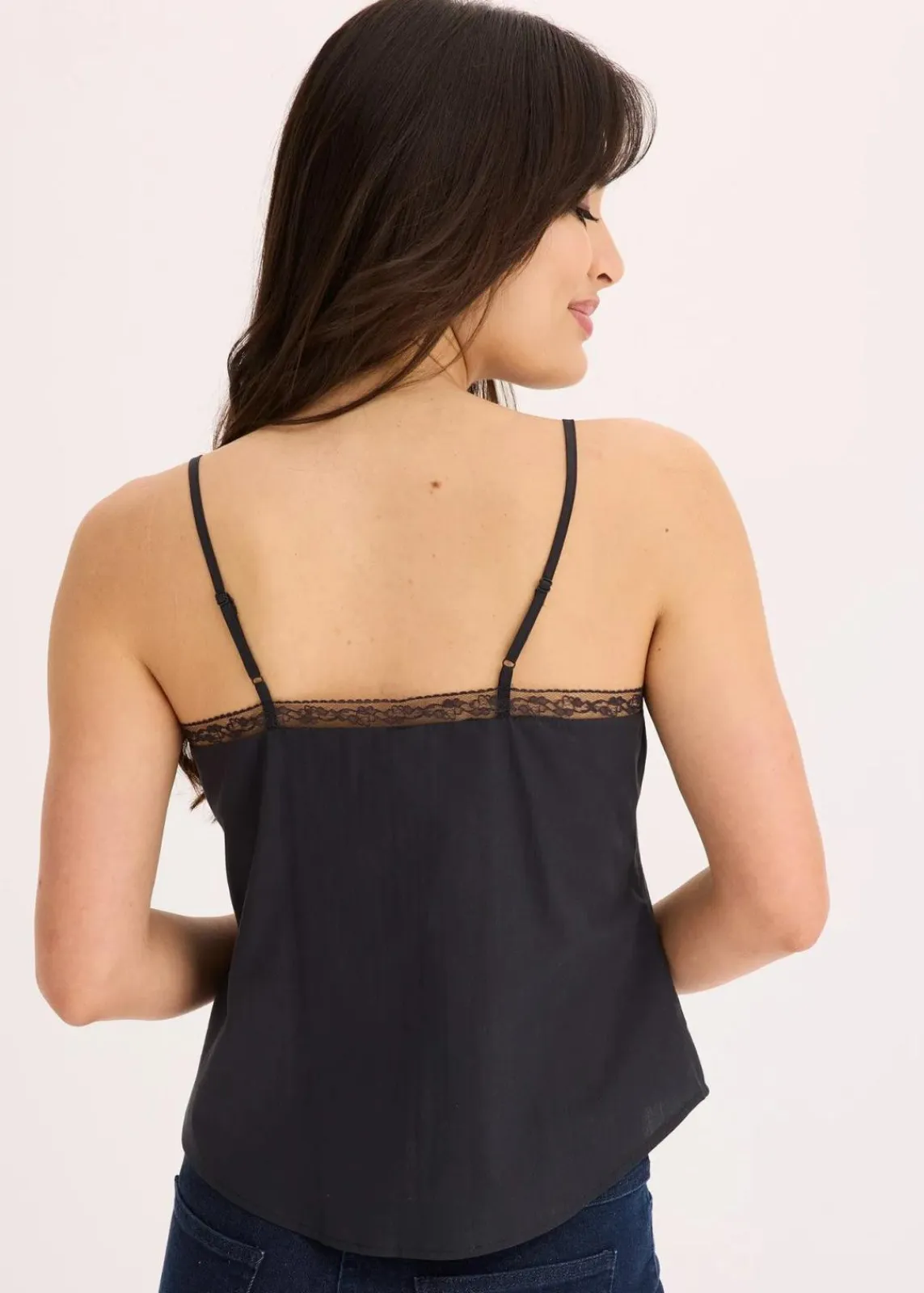 bonprix Shirts & Tops|Blusen & Tuniken^Blusentop mit Lochstickerei aus reiner Baumwolle schwarz