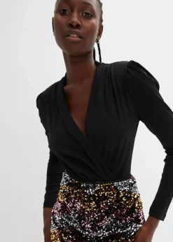 bonprix Shirts & Tops^Body schwarz