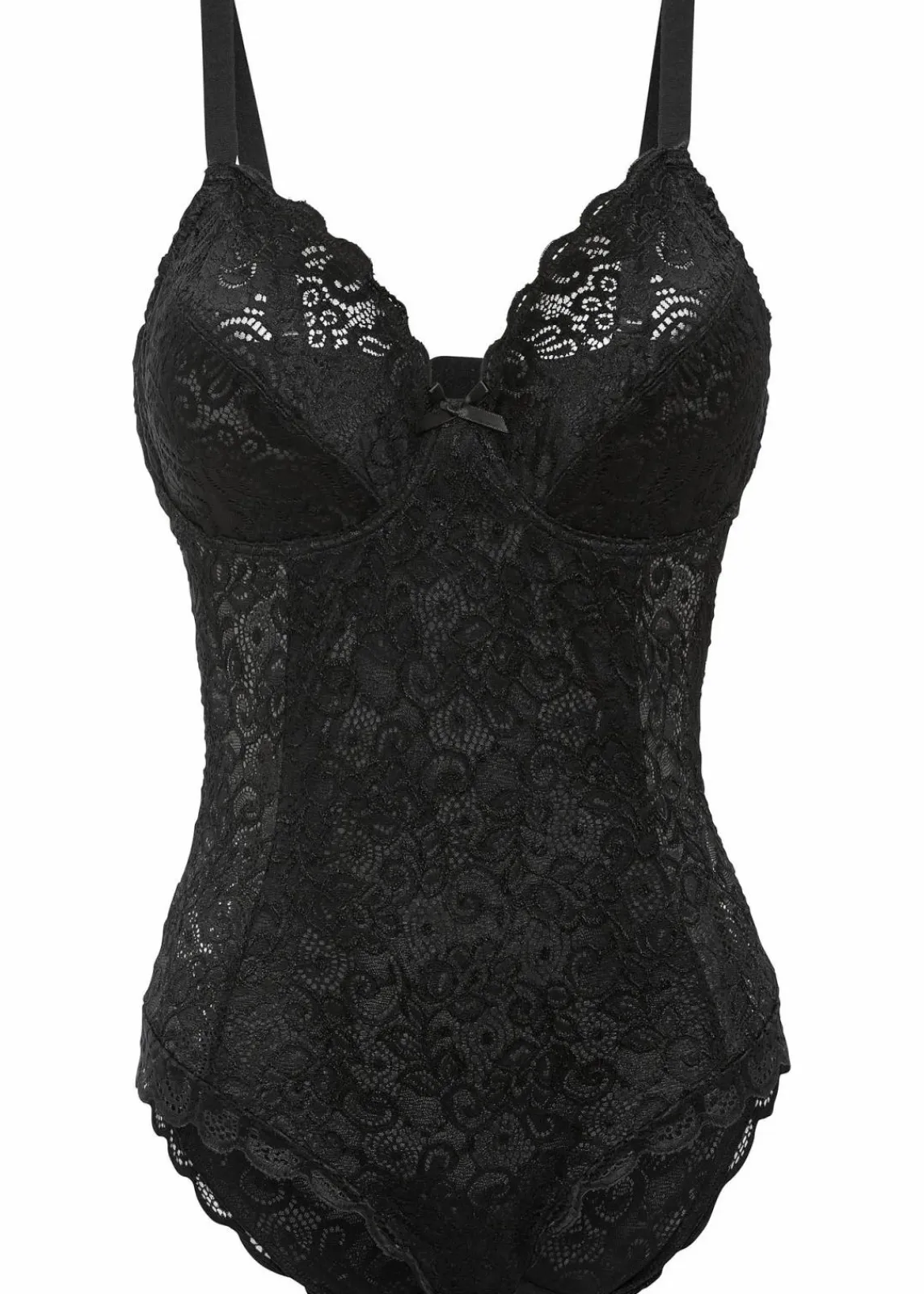 bonprix Große Cups D-H|Dessous^Body aus edler Spitze schwarz