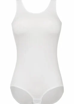 bonprix Wäsche·Basics|Wäsche·Bodies^Body ohne Bügel mit Baumwolle weiß