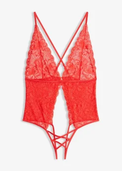 bonprix Wäsche·Erotikwäsche|Erotikwäsche^Body ouvert rot