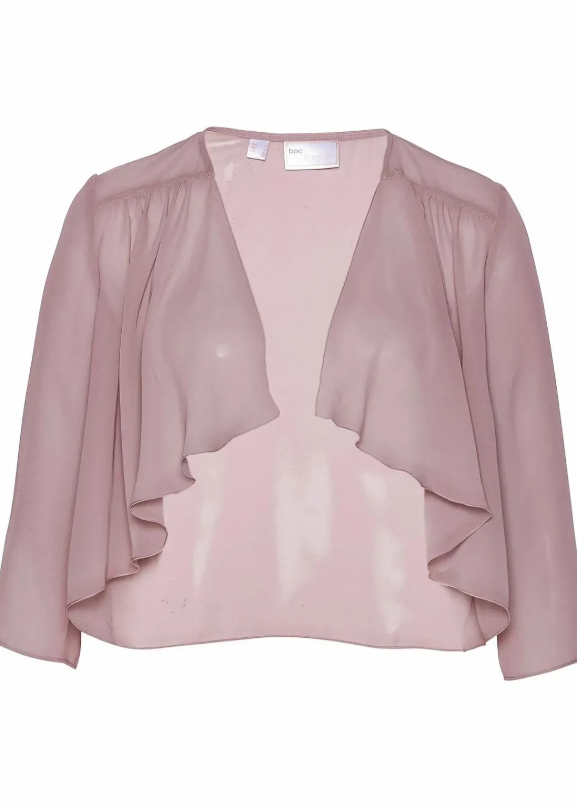 bonprix Jacken & Mäntel|Festliche Mode^Bolero aus feinem Chiffon rosenholz