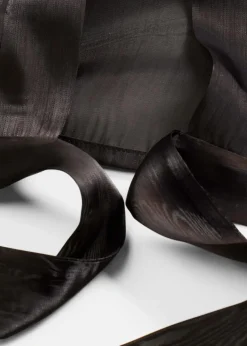 bonprix Bekleidung·Hosen|Festliche Mode^Bolero aus feinem Tüll mit Binde-Detail schwarz