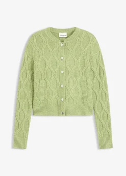 bonprix Bekleidung·Umstandsmode|Strickmode^Bomberjacke mit Wollanteil moos