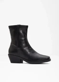 bonprix Boots|Schuhe & Accessoires In Spezialgrößen·Elastischer Schaft^Boot schwarz