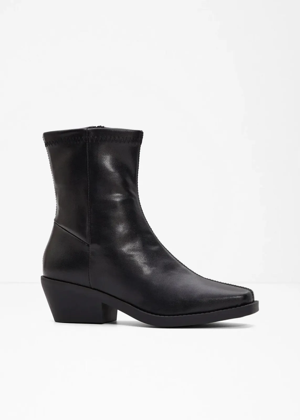 bonprix Boots|Schuhe & Accessoires In Spezialgrößen·Elastischer Schaft^Boot schwarz