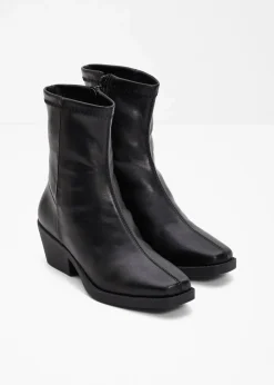 bonprix Boots|Schuhe & Accessoires In Spezialgrößen·Elastischer Schaft^Boot schwarz