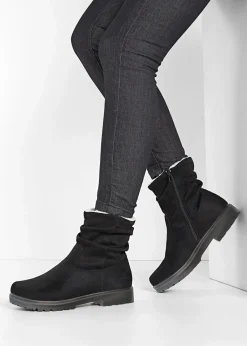 bonprix Gefütterte Winterschuhe|Boots^Boot schwarz