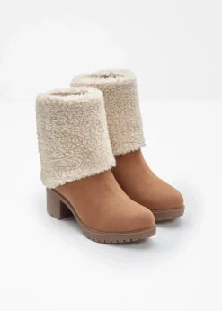 bonprix Gefütterte Winterschuhe|Boots^Boot haselnuss