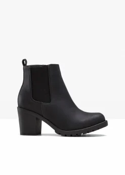 bonprix Boots|Schuhe & Accessoires In Spezialgrößen·Elastischer Schaft^Boot schwarz