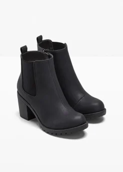 bonprix Boots|Schuhe & Accessoires In Spezialgrößen·Elastischer Schaft^Boot schwarz
