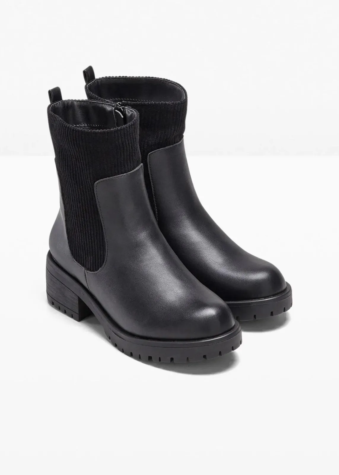 bonprix Boots|Schuhe & Accessoires In Spezialgrößen·Schuhe In Übergröße^Boot schwarz