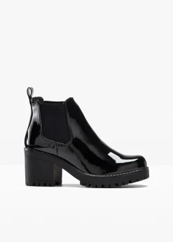 bonprix Boots|Schuhe & Accessoires In Spezialgrößen·Elastischer Schaft^Boot schwarz