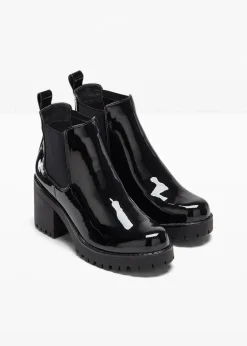 bonprix Boots|Schuhe & Accessoires In Spezialgrößen·Elastischer Schaft^Boot schwarz