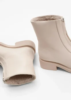 bonprix Gefütterte Winterschuhe|Boots^Boot kieselbeige
