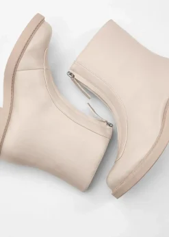 bonprix Gefütterte Winterschuhe|Boots^Boot kieselbeige
