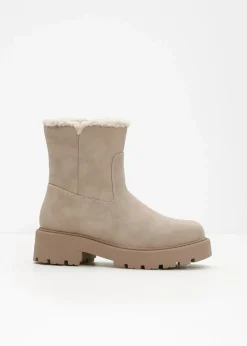 bonprix Gefütterte Winterschuhe|Boots^Boot hellsand