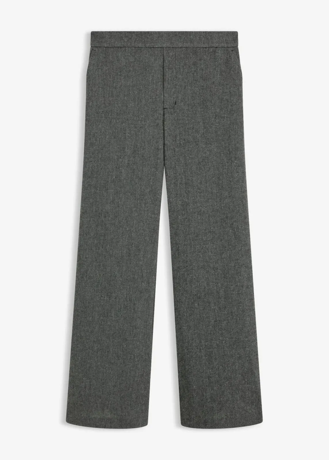 bonprix Bekleidung·Kleider|Hosen^Bootcut Hose in Tweedoptik schwarz/wollweiß meliert