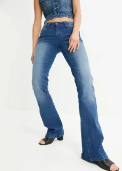 bonprix Jeans|Bekleidung·Shirts & Tops^Bootcut-Jeans blau denim