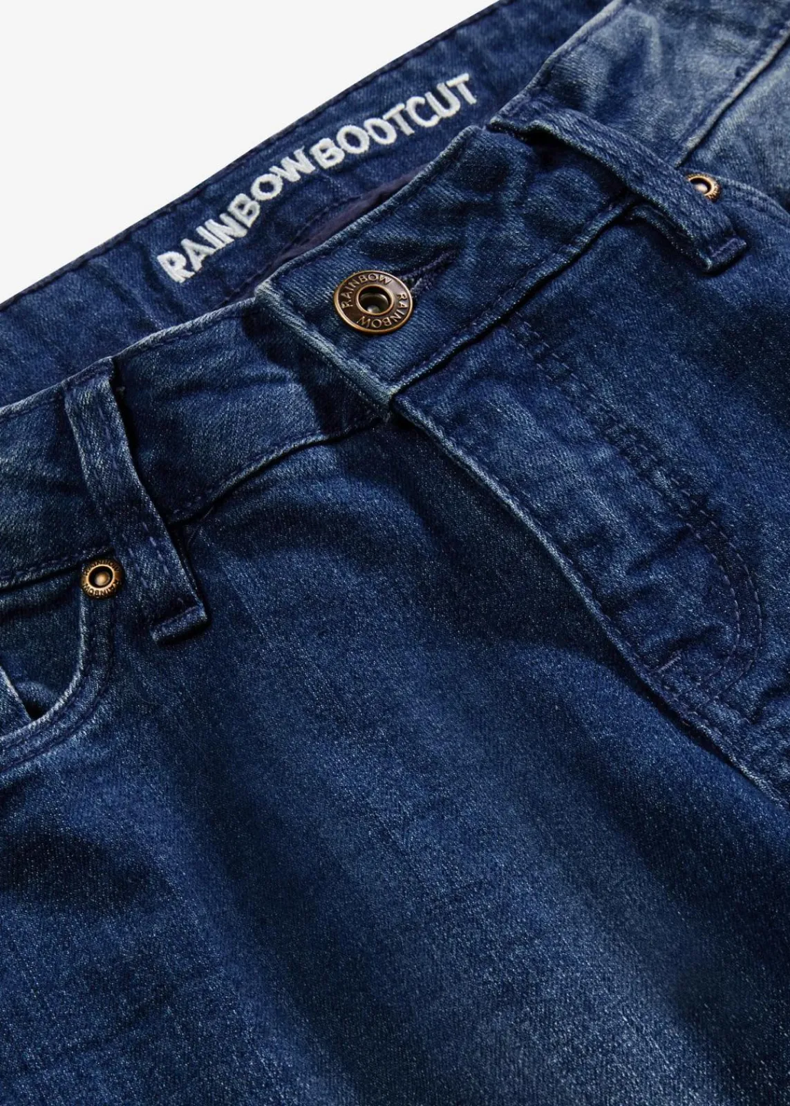 bonprix Jeans|Bekleidung·Shirts & Tops^Bootcut-Jeans blau denim