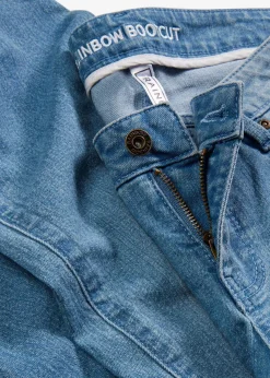 bonprix Bekleidung·Shirts & Tops|Jeans^Bootcut-Jeans hellblau denim