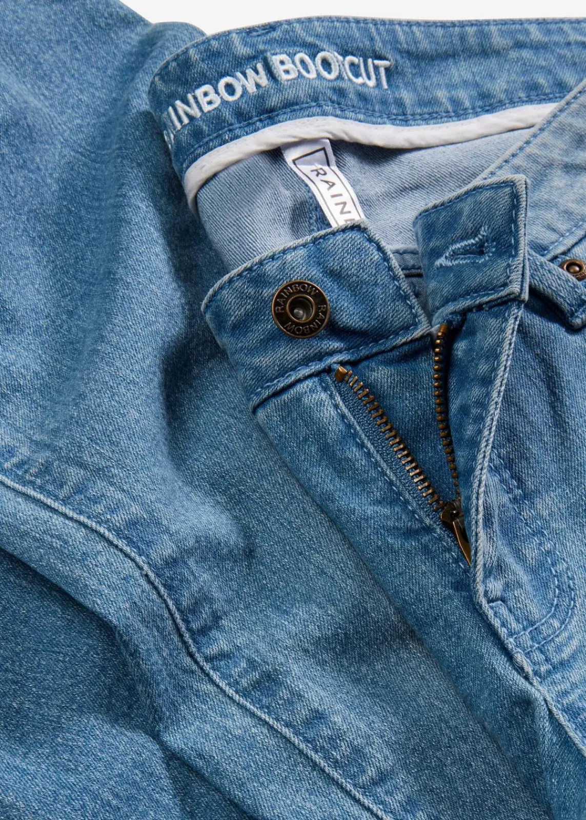 bonprix Bekleidung·Shirts & Tops|Jeans^Bootcut-Jeans hellblau denim