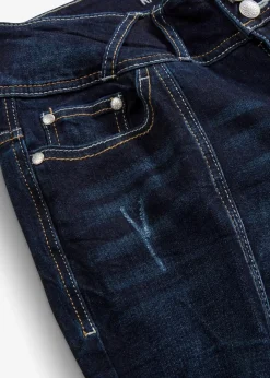 bonprix Bekleidung·Shirts & Tops|Jeans^Bootcut-Jeans dunkelblau denim