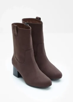 bonprix Gefütterte Winterschuhe|Boots^Boots dunkelbraun
