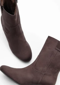 bonprix Gefütterte Winterschuhe|Boots^Boots dunkelbraun