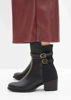 bonprix Schuhe & Accessoires In Spezialgrößen·Weite Schuhe|Schuhe & Accessoires In Spezialgrößen·Elastischer Schaft^Boots schwarz