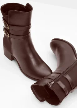 bonprix Komfortschuhe|Boots^Boots dunkelbraun