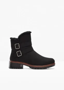 bonprix Gefütterte Winterschuhe|Boots^Boots schwarz