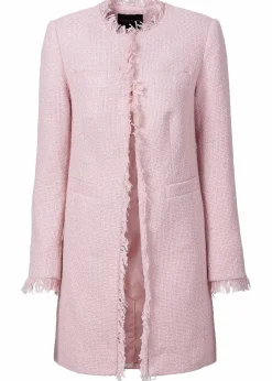 bonprix Blazer^Bouclé Longblazer hellrosa