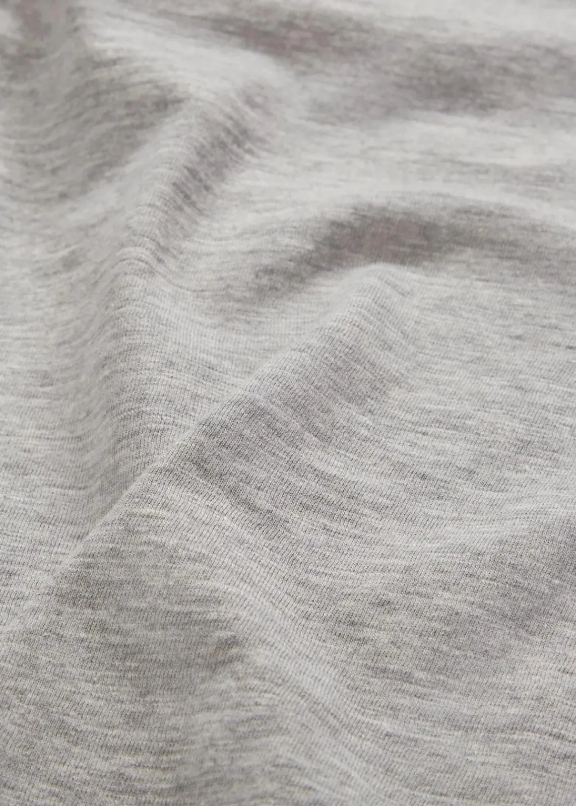 bonprix Shirts & Tops|Basics^Boxy-Longshirt mit kurzen Ärmeln hellgrau meliert