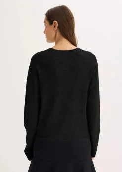 bonprix Bekleidung·Umstandsmode|Strickmode^Boxy-Pullover schwarz