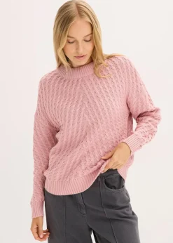 bonprix Bekleidung·Umstandsmode|Strickmode^Boxy-Pullover aschrosa
