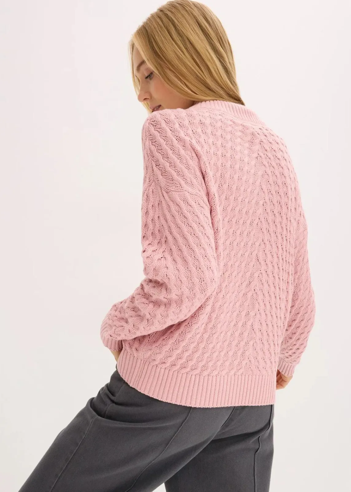 bonprix Bekleidung·Umstandsmode|Strickmode^Boxy-Pullover aschrosa