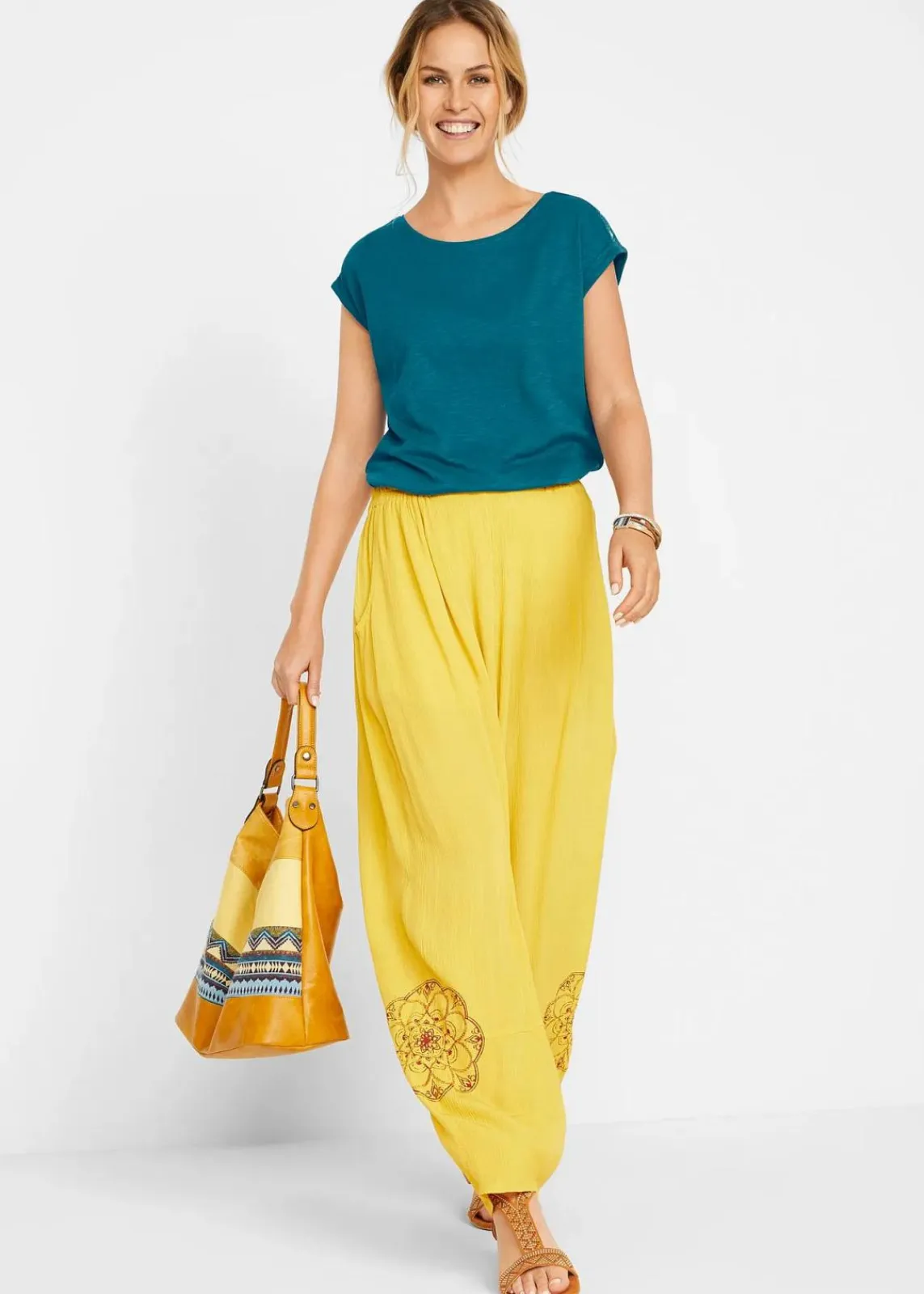 bonprix Nachhaltigere Materialien|Shirts & Tops^Boxy-Shirt blaupetrol
