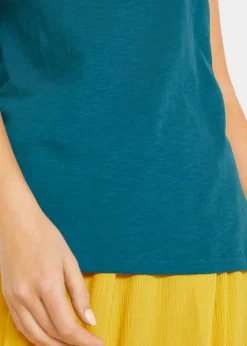 bonprix Nachhaltigere Materialien|Shirts & Tops^Boxy-Shirt blaupetrol