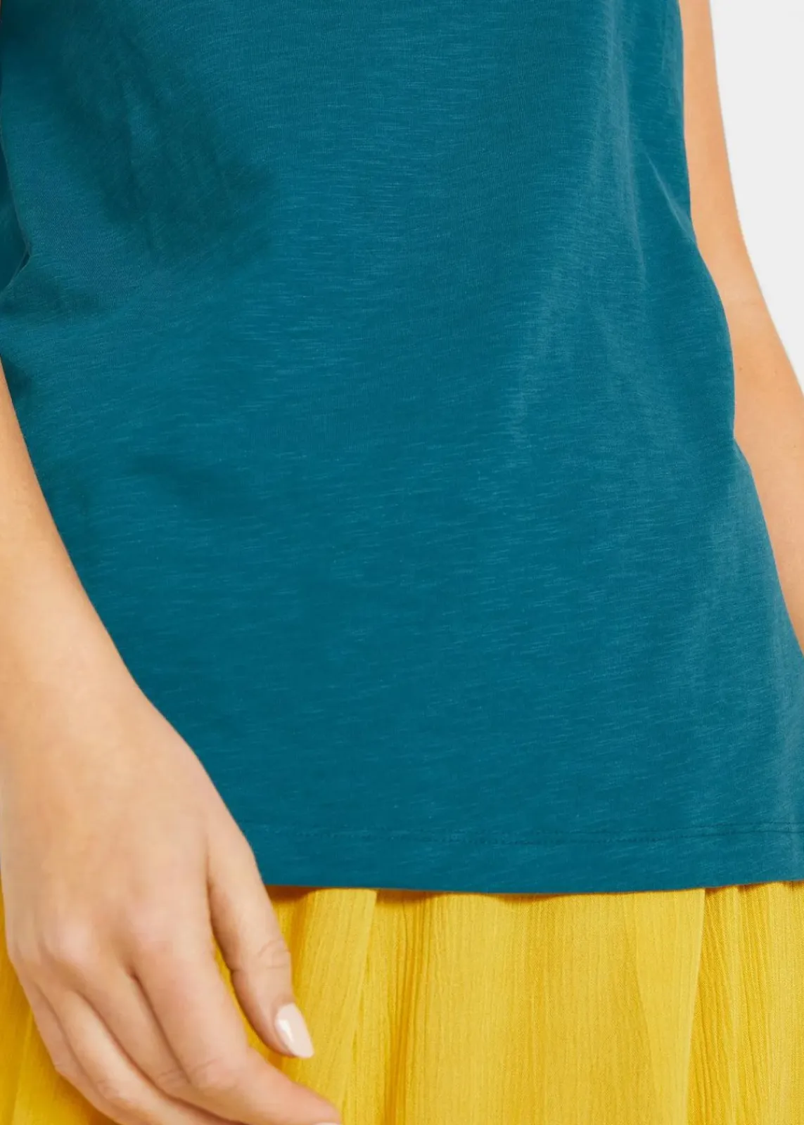 bonprix Nachhaltigere Materialien|Shirts & Tops^Boxy-Shirt blaupetrol