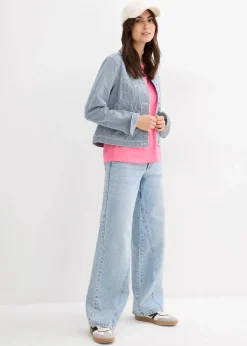 bonprix Basics|Shirts & Tops^Boxy-Shirt neonpink