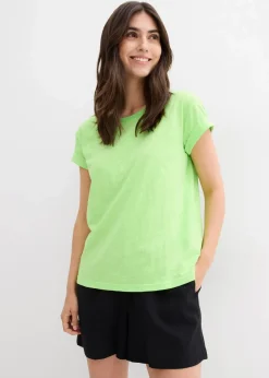 bonprix Basics|Shirts & Tops^Boxy-Shirt neongrün