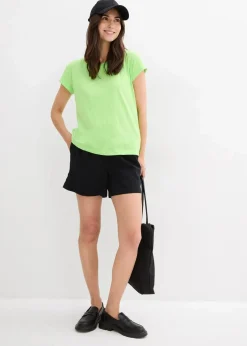 bonprix Basics|Shirts & Tops^Boxy-Shirt neongrün