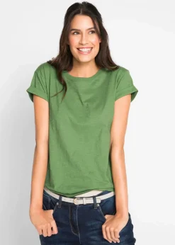 bonprix Basics|Shirts & Tops^Boxy-Shirt grün