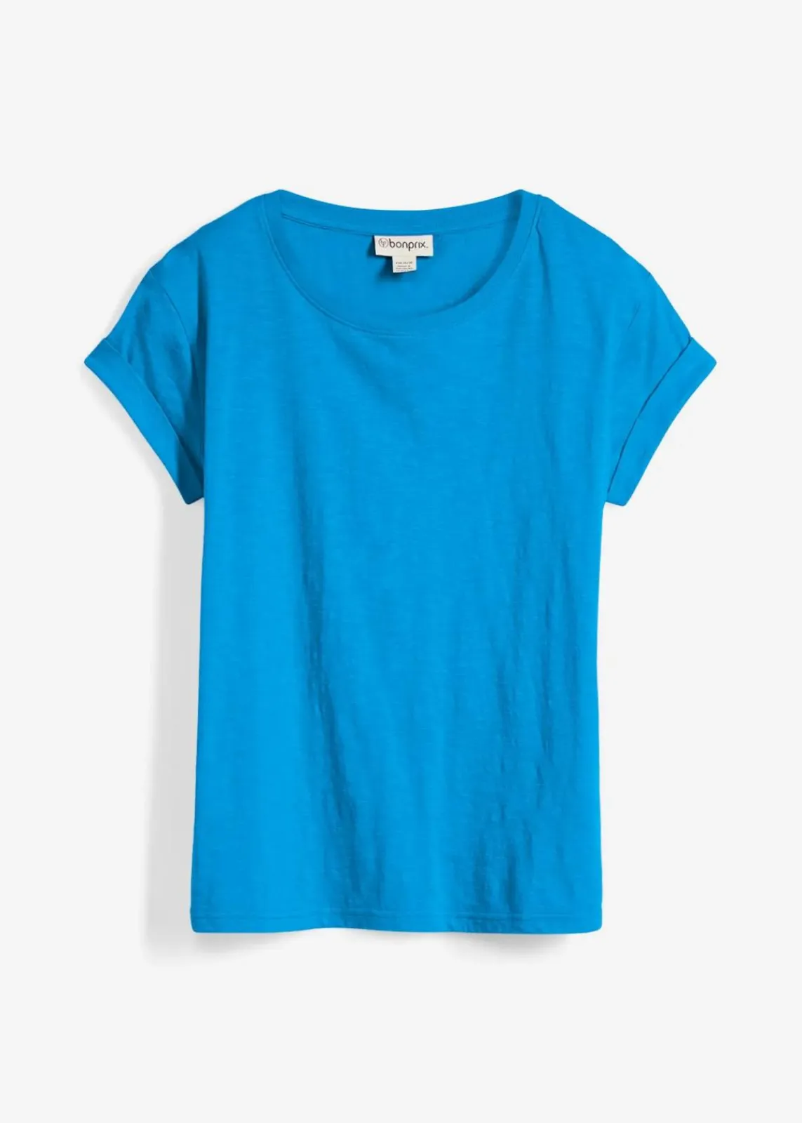 bonprix Basics|Shirts & Tops^Boxy-Shirt azurblau