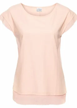 bonprix Shirts & Tops^Boxy-Shirt aus Baumwolle rosa